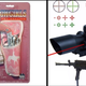 A toy gun that’s banned from being shipped to customers in cities like LA and Chicago (left) and a rifle scope that those same customers can order from Amazon (right)